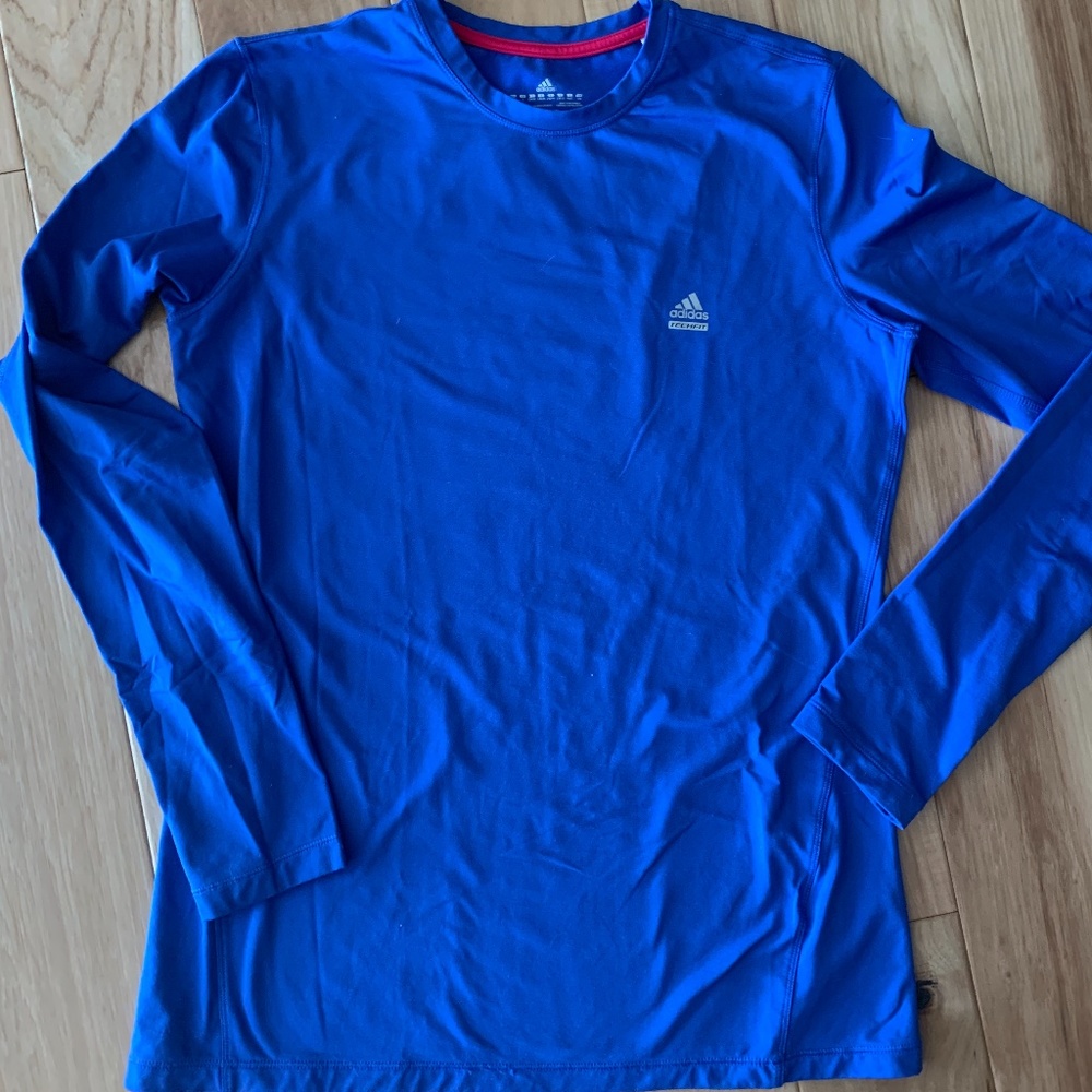 EUC/LIKE NEW ADIDAS Techfit Fleece Lined Shirt (L)